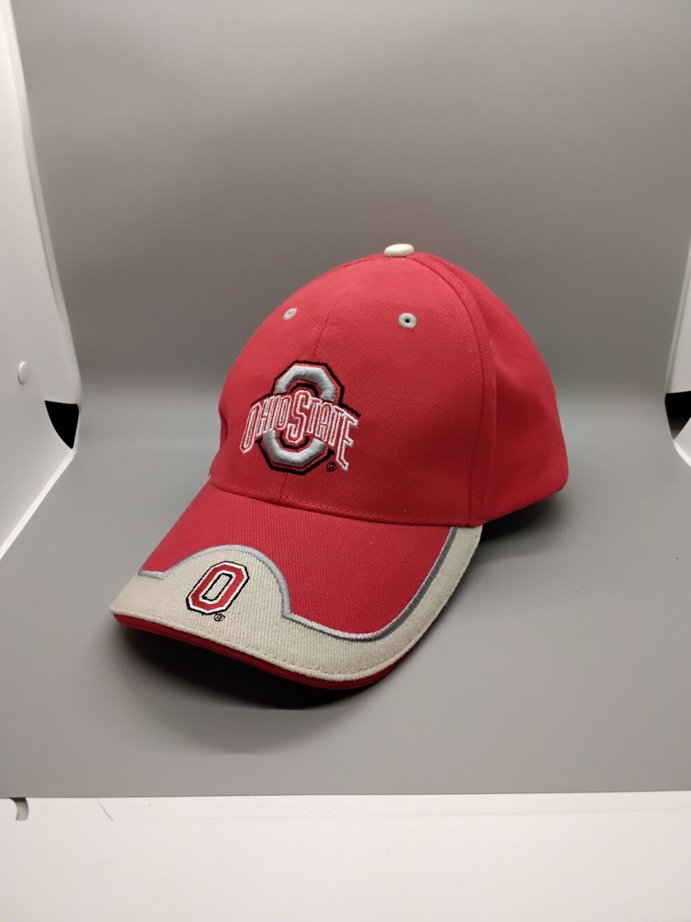 Ohio State Buckeye embroidered cap, adjustable